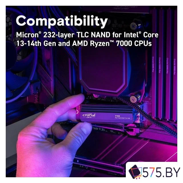 SSD Crucial T705 4TB CT4000T705SSD5 в магазине 575.by