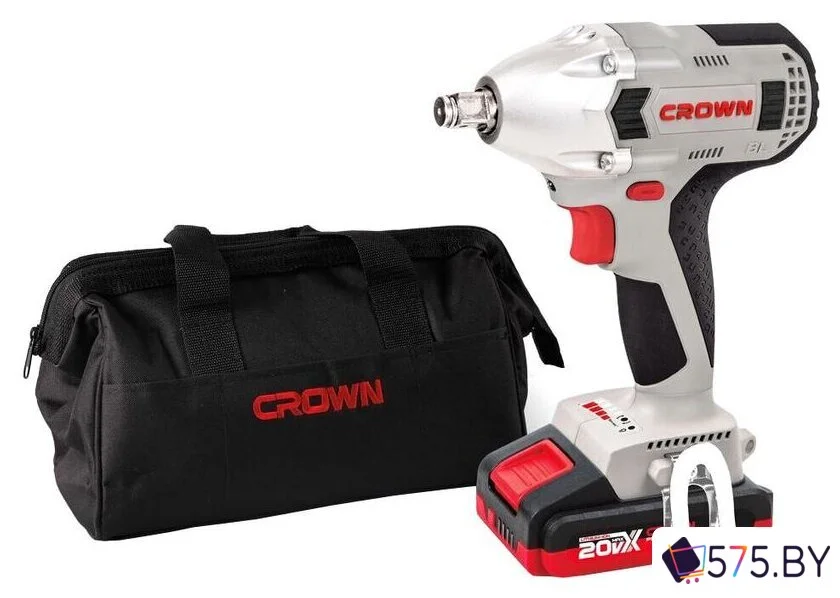 Гайковерт Crown CT22015HX-2 TB (с 2-мя АКБ, сумка) в магазине 575.by
