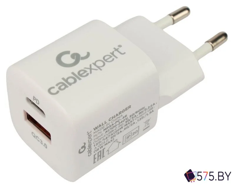Сетевое зарядное Cablexpert MP3A-PC-46 в магазине 575.by
