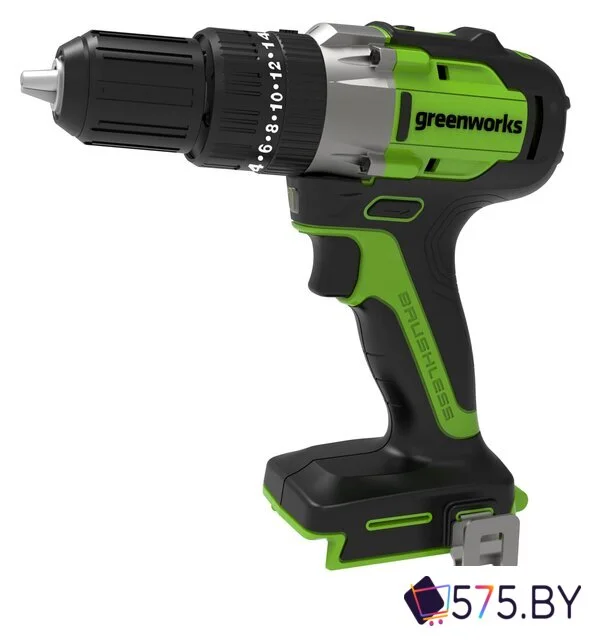 Ударная дрель-шуруповерт Greenworks GD24DD60 3704107 (без АКБ) в магазине 575.by