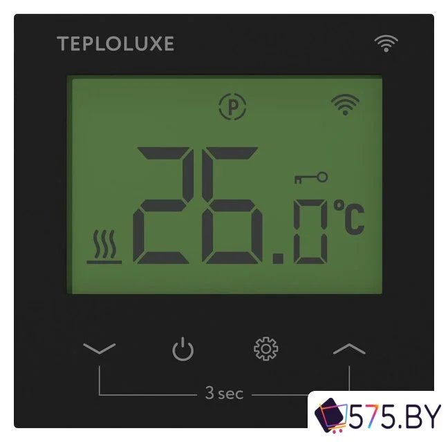 Терморегулятор Теплолюкс Pontus WiFi (черный) в магазине 575.by