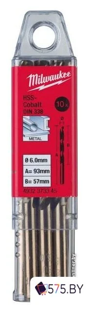 Сверла, буры, зенкеры Milwaukee 4932373344 (10 предметов) в магазине 575.by