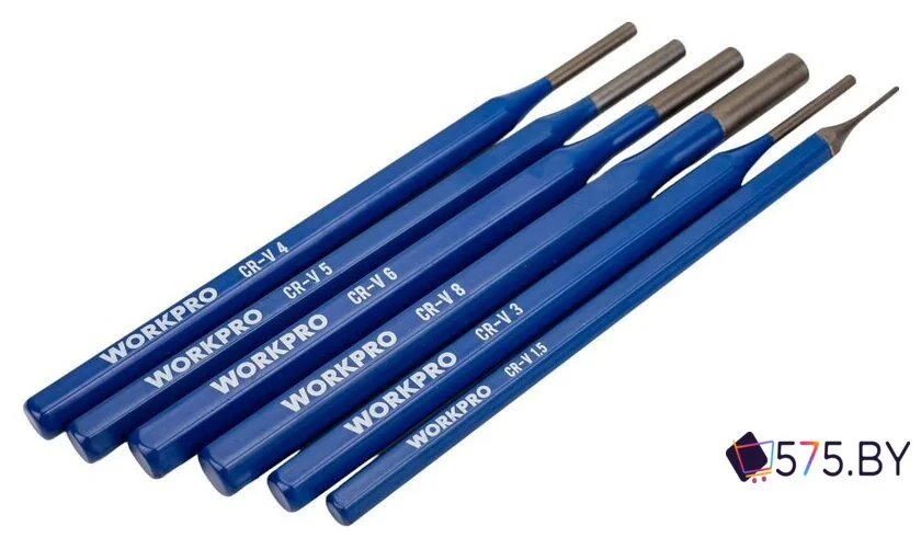 Набор выколоток Workpro WP201304 (6 предметов) в магазине 575.by