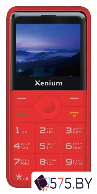 Кнопочный телефон Xenium X700 (красный)