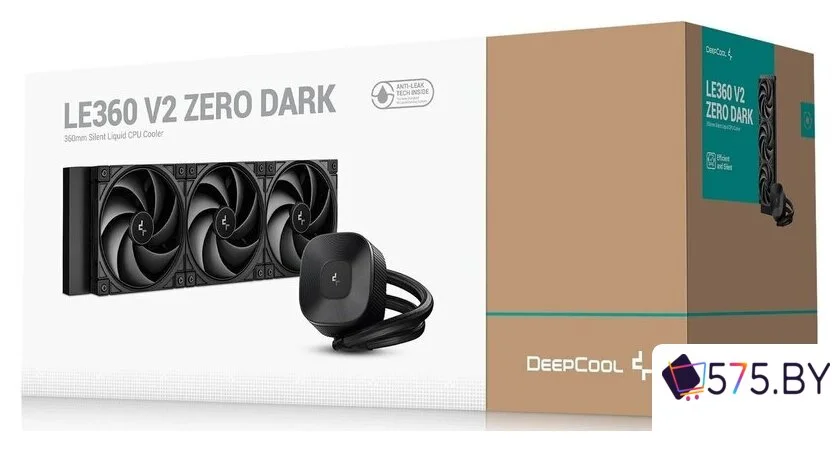 Система жидкостного охлаждения для процессора DeepCool LE360 V2 Zero Dark R-LE360ZERO-BKLNMD-G-1 в магазине 575.by