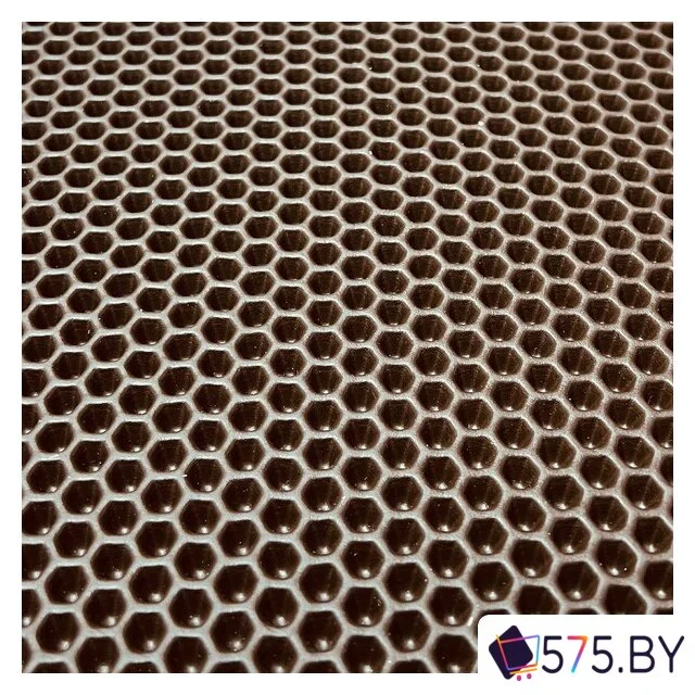 Эва лист для автоковрика Eco Cover Шестиугольник 130x140см (коричневый) в магазине 575.by