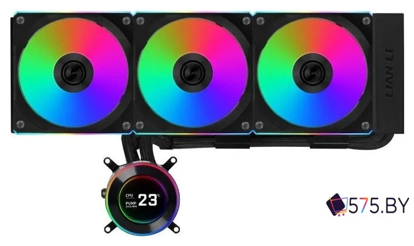 Система жидкостного охлаждения для процессора Lian Li Hydroshift II LCD-C 360CL GHS2LCD36RB G89.GHS2LCD36RB.R0 в магазине 575.by
