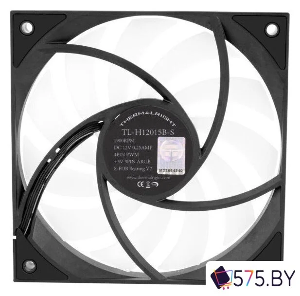 Вентилятор для корпуса Thermalright TL-H12015B-S (черный) в магазине 575.by