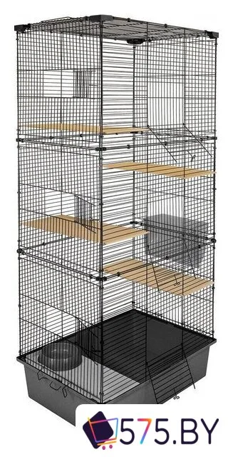 Клетка Дарэленд Craft 60 Шиншилла-3 43072сер-черн в магазине 575.by