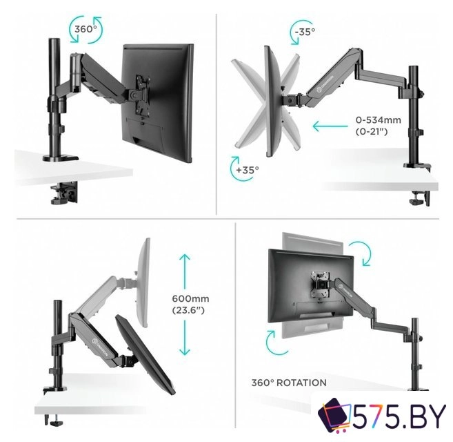 Кронштейн для монитора Onkron G70B в магазине 575.by