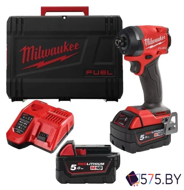 Винтоверт Milwaukee M18 FUEL M18FID3-502X 4933479865 (с 2-мя АКБ, кейс) в магазине 575.by