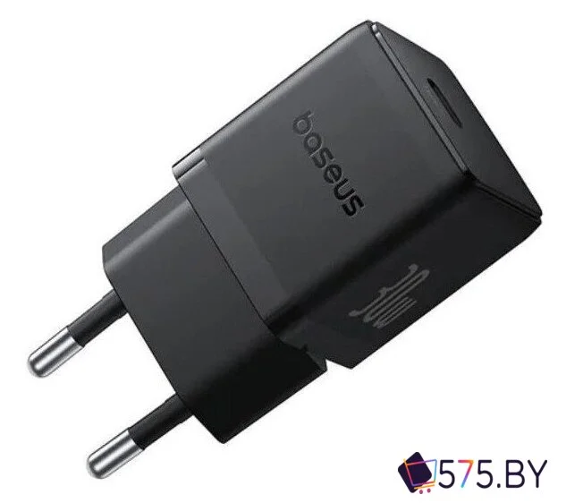 Сетевое зарядное Baseus Palm Fast Charger 1C 30W EU P10111605113-01 (черный) в магазине 575.by