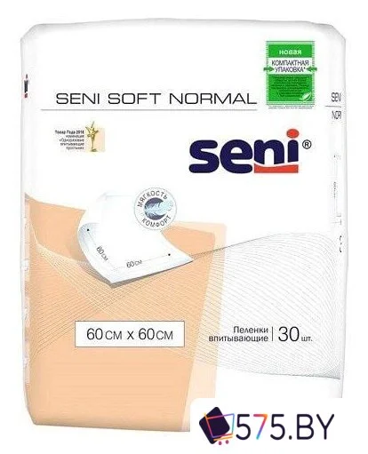 Пеленки Seni Soft Normal 60x60 см (30 шт) в магазине 575.by