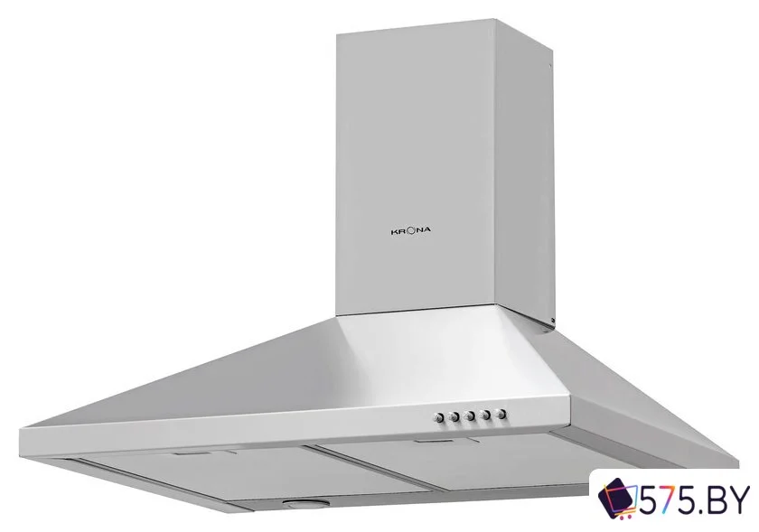 Кухонная вытяжка Krona Brief 600 Inox PB (нержавеющая сталь) в магазине 575.by
