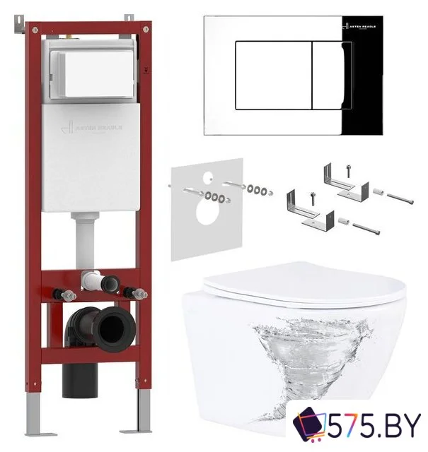 Унитаз подвесной Asten Readle Zentralmodul AR0601-205CH в магазине 575.by