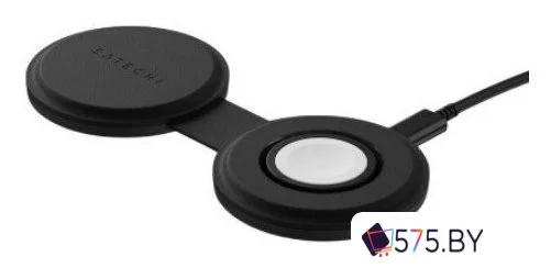 Беспроводное зарядное Satechi OntheGo 2-in-1 Charger ST-QTG21K (черный) в магазине 575.by