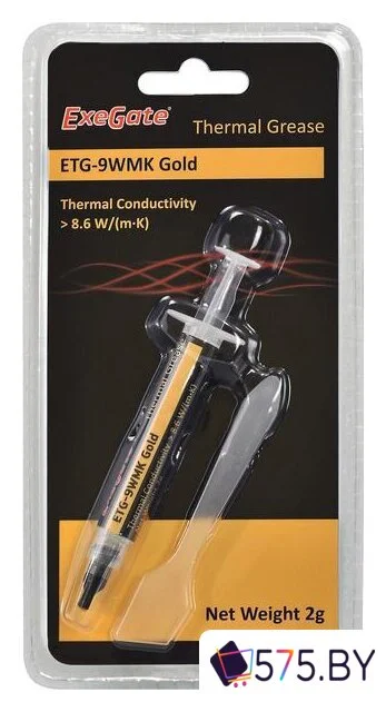 Термопаста ExeGate ETG-9WMK Gold EX282342RUS (2 г.) в магазине 575.by