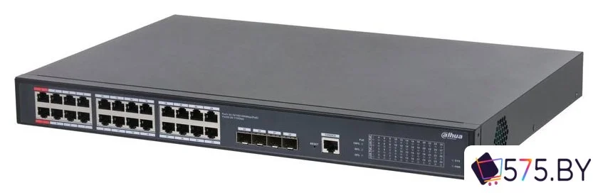 Управляемый коммутатор уровня 2+ Dahua DH-S5428-24GT4XF-360 в магазине 575.by