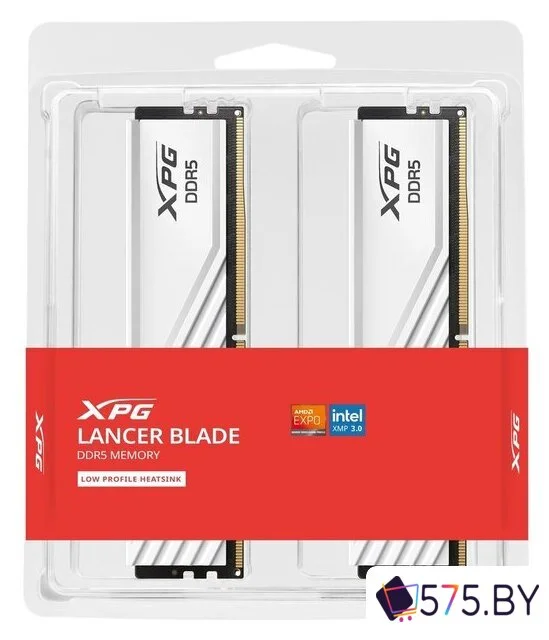 Оперативная память ADATA XPG Lancer Blade 2x8ГБ DDR5 5600 МГц AX5U5600C468G-DTLABWH в магазине 575.by