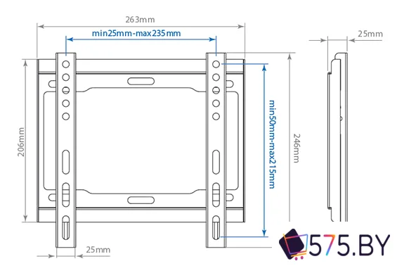 Кронштейн для телевизора Arm Media Steel-5 в магазине 575.by