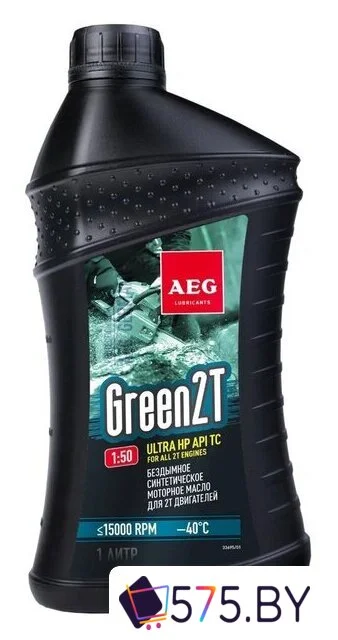 Моторное масло AEG Lubricants Green HP 2T API TC (зеленый) 1л в магазине 575.by