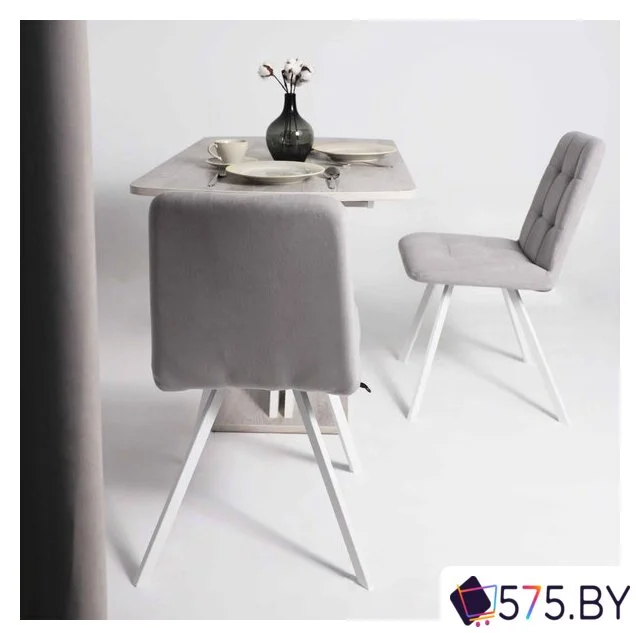 Стул Мамадома Rommy (b20 Silver Lux/белый) в магазине 575.by