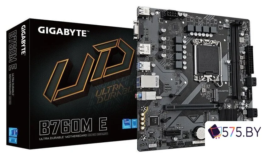 Материнская плата Gigabyte B760M E (rev. 1.0) в магазине 575.by