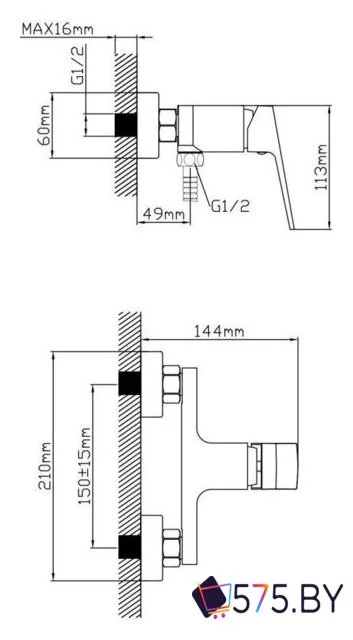 Смеситель AV Engineering AVNEO5-A170-121 в магазине 575.by