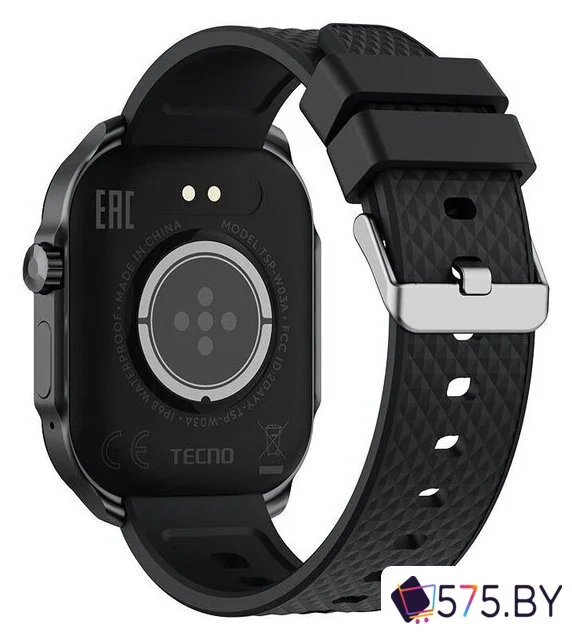 Умные часы Tecno Watch 3 Active TSP-W03A (черный) в магазине 575.by