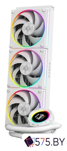 Система жидкостного охлаждения для процессора ID-Cooling SL360 White в магазине 575.by