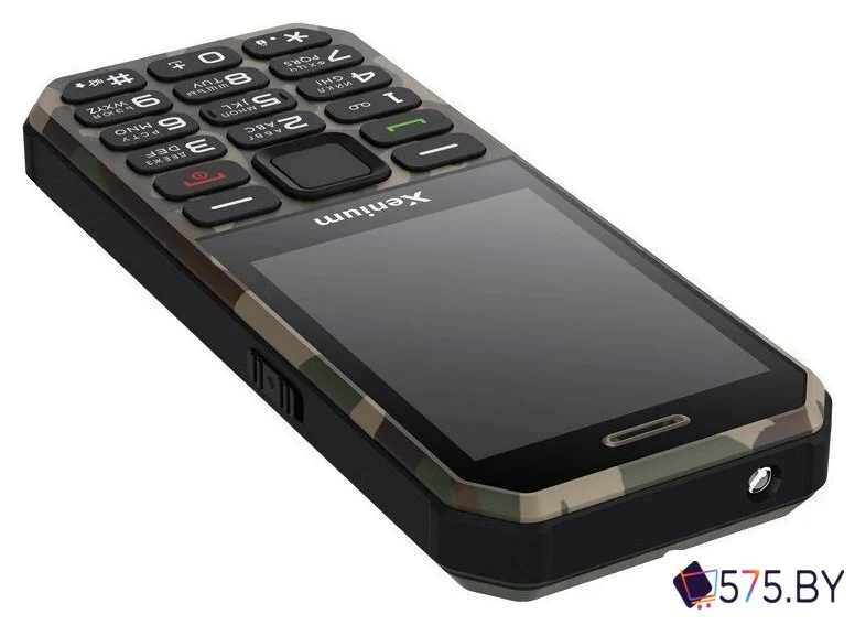 Кнопочный телефон Xenium X300 (зеленый камуфляж)