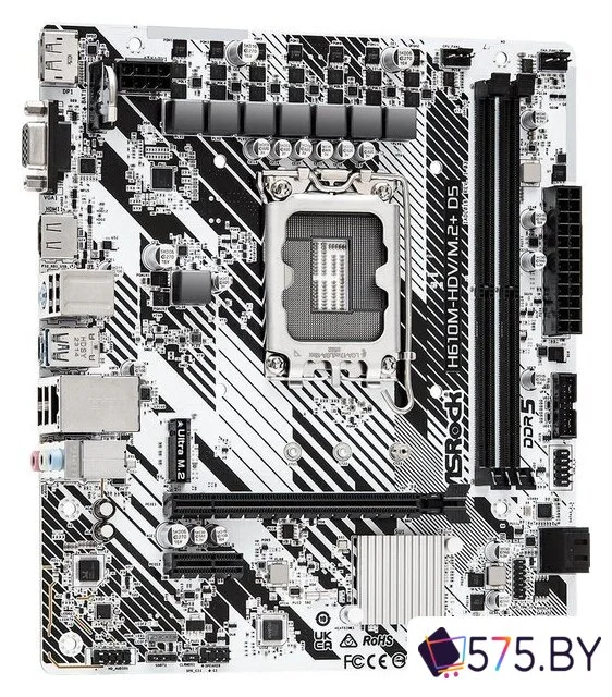 Материнская плата ASRock H610M-HDV/M.2+ D5 в магазине 575.by