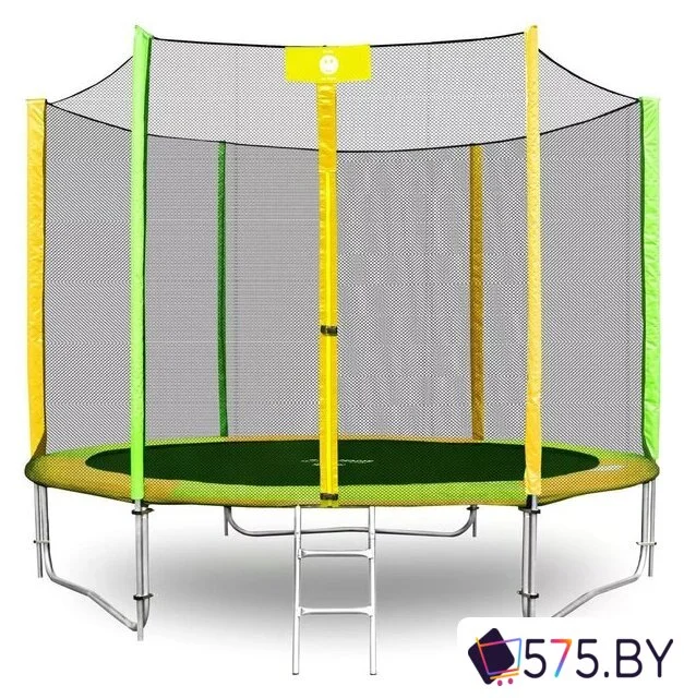 Батут Alpin ATGY-312 3.12 м с защитной сеткой и лестницей в магазине 575.by