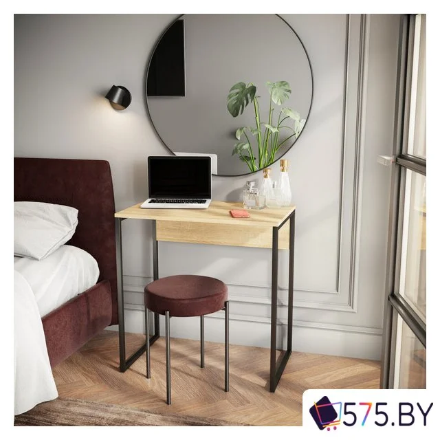 Стол ГМЦ СПМ-5 Metal (дуб сонома/черный) в магазине 575.by