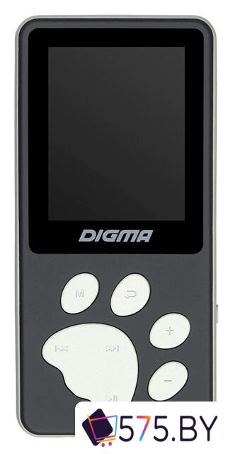 Плеер MP3 Digma S4 8GB (черный/серый) в магазине 575.by