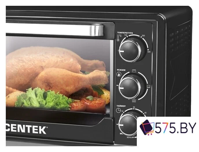 Мини-печь CENTEK CT-1537-30 (черный) в магазине 575.by