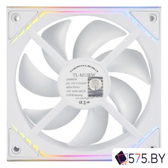 Вентилятор для корпуса Thermalright TL-M12RW (белый) в магазине 575.by