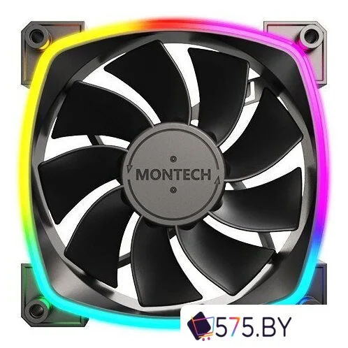 Вентилятор для корпуса Montech RX120 PWM (черный) в магазине 575.by