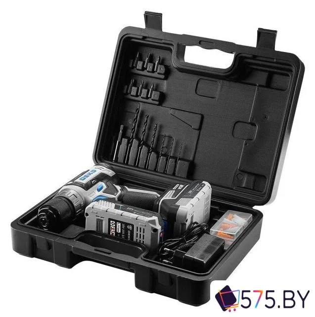 Дрель-шуруповерт Deko DKCD20V One Set63 083-1038 (с 2-мя АКБ, кейс) в магазине 575.by