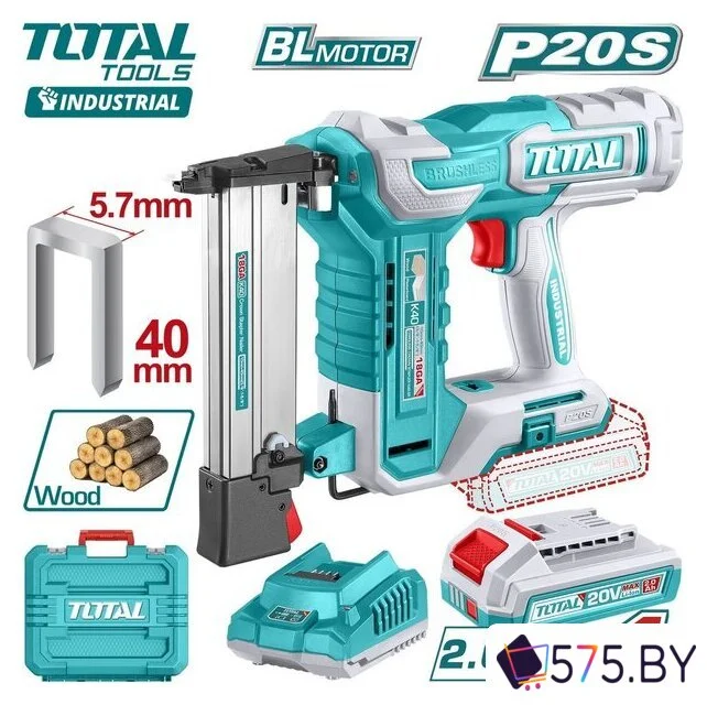Степлер Total TCSNLI6008 (с 1-им АКБ, кейс) в магазине 575.by