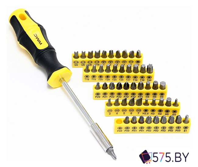 Набор отверток WMC Tools 1065 (65 предметов) в магазине 575.by