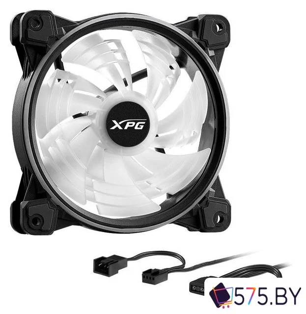 Вентилятор для корпуса ADATA Hurricane 120 ARGB PWM (черный) в магазине 575.by