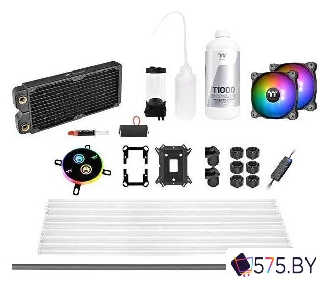 Система жидкостного охлаждения для процессора Thermaltake Pacific C240 DDC Hard Tube Water Cooling Kit CL-W242-CU12SW-A в магазине 575.by