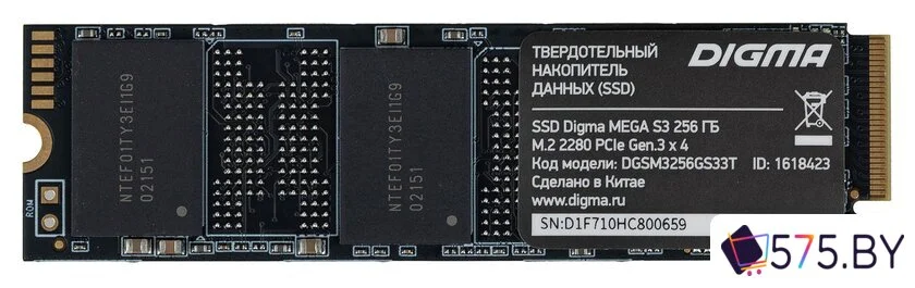 SSD Digma Mega S3 256GB DGSM3256GS33T в магазине 575.by