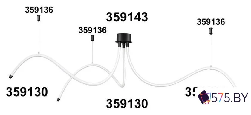Светильник Novotech Ramo Гибкий неон 359131 в магазине 575.by