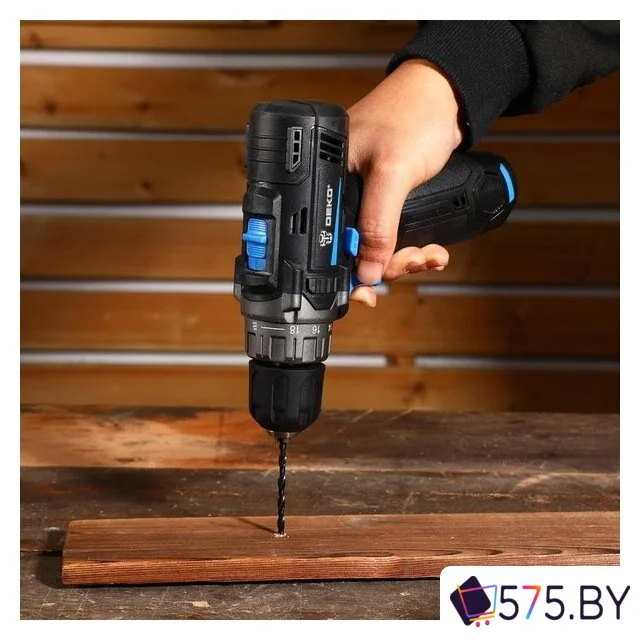 Дрель-шуруповерт Deko ZKCD12 SET6 084-1040 (с 2-мя АКБ, кейс) в магазине 575.by