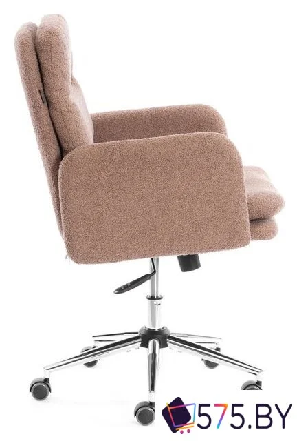 Офисное кресло TetChair Dover (хром/букле/коричневый) в магазине 575.by