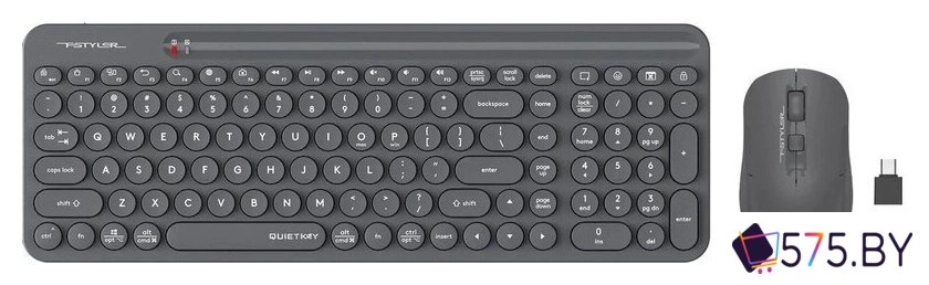 Офисный набор A4Tech Fstyler FG3300 Air2 (серый) в магазине 575.by