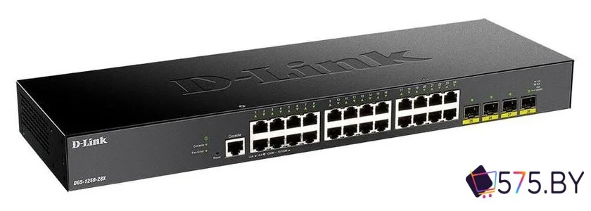 Управляемый коммутатор 2-го уровня D-Link DGS-1250-28X/A1A в магазине 575.by