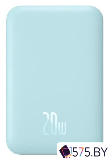 Внешний аккумулятор Baseus Magnetic Wireless PPCX020003 6000mAh (голубой) в магазине 575.by